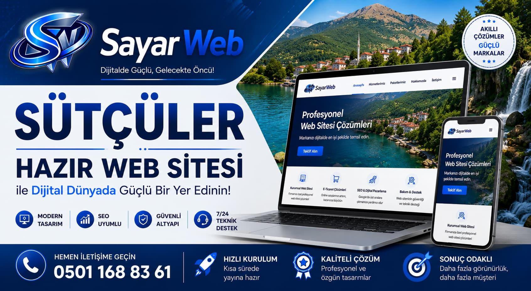 Sütçüler Hazır Web Sitesi