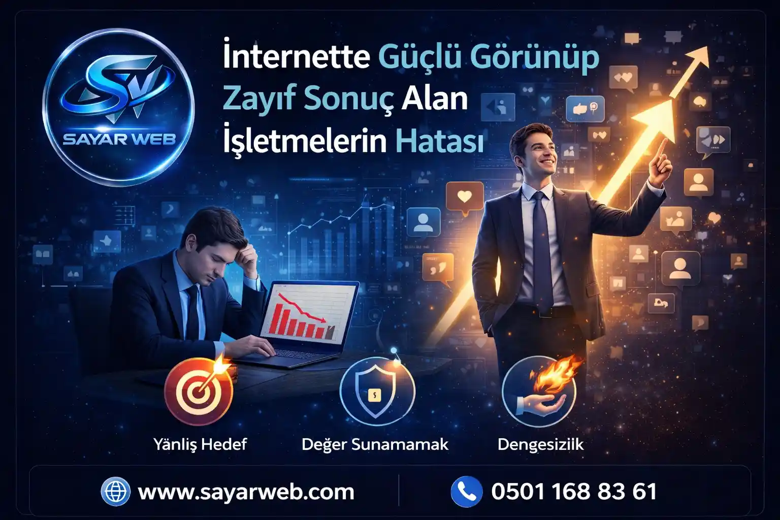İnternette Güçlü Görünüp Zayıf Sonuç Alan İşletmelerin Hatası