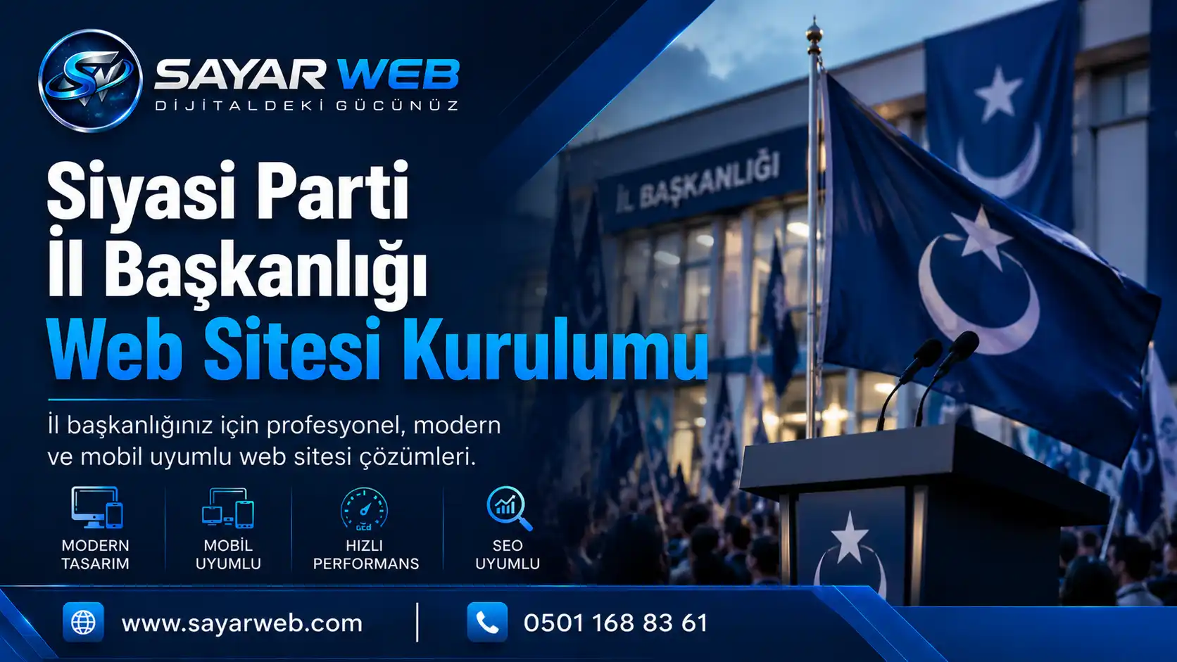 Siyasi Parti İl Başkanlığı Web Sitesi Kurulumu