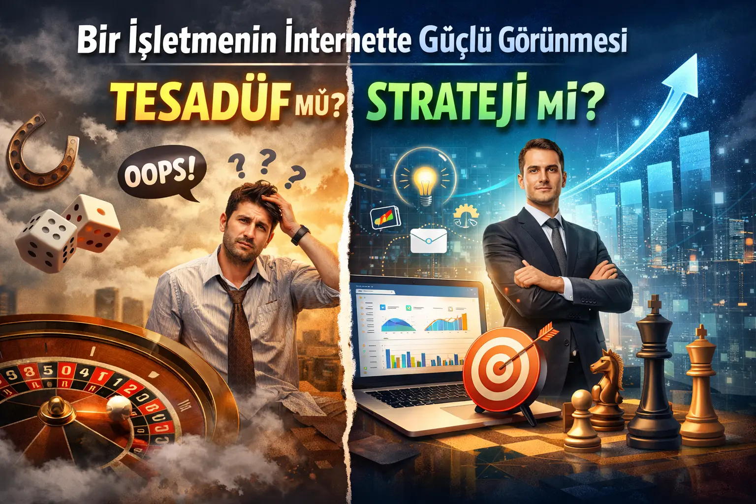 Bir İşletmenin İnternette Güçlü Görünmesi Tesadüf mü Strateji mi