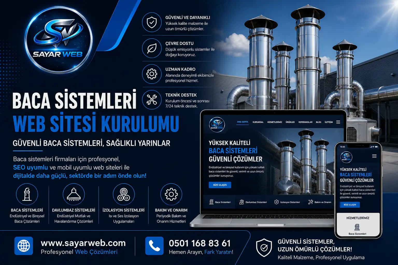Baca Sistemleri Web Sitesi Kurulumu