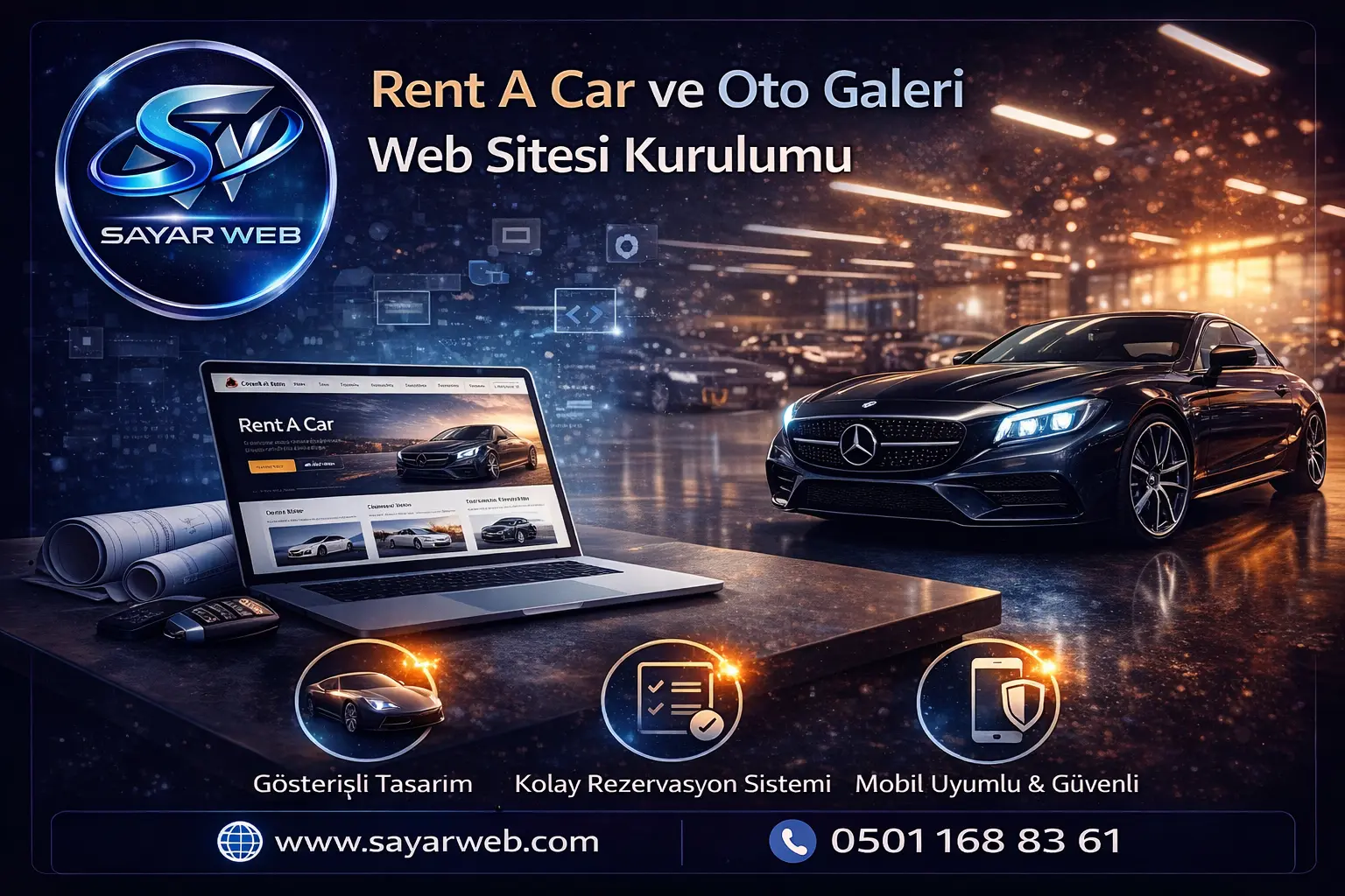 Rent A Car ve Oto Galeri Web Sitesi Kurulumu