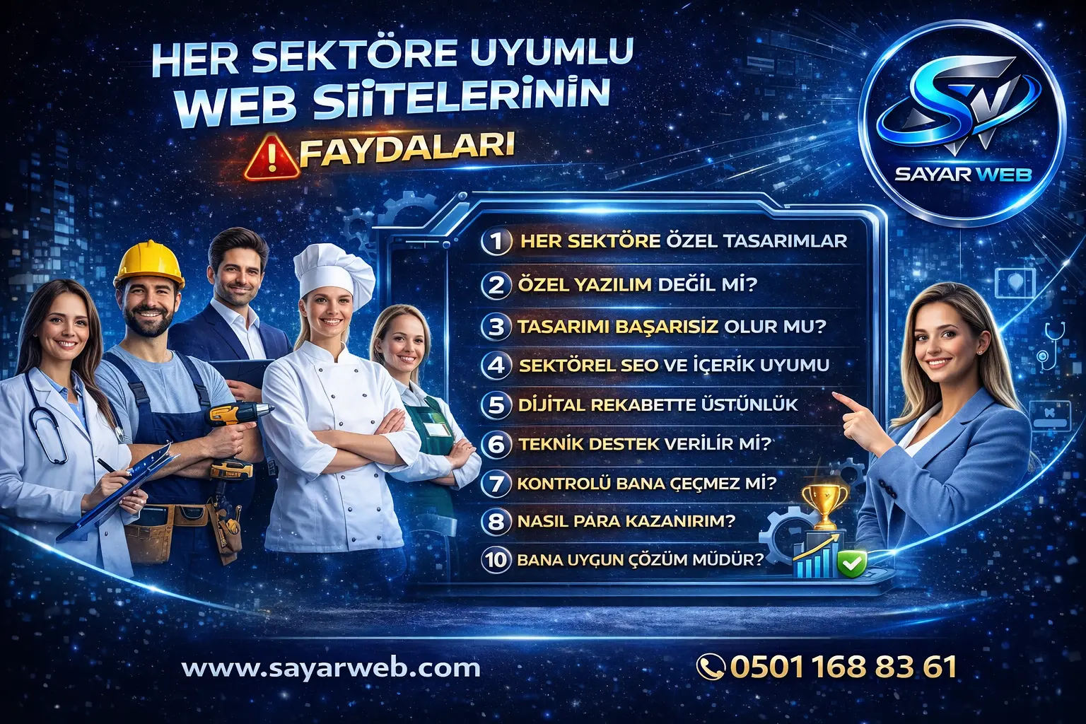 Her Sektöre Uyumlu Web Sitelerinin Faydaları