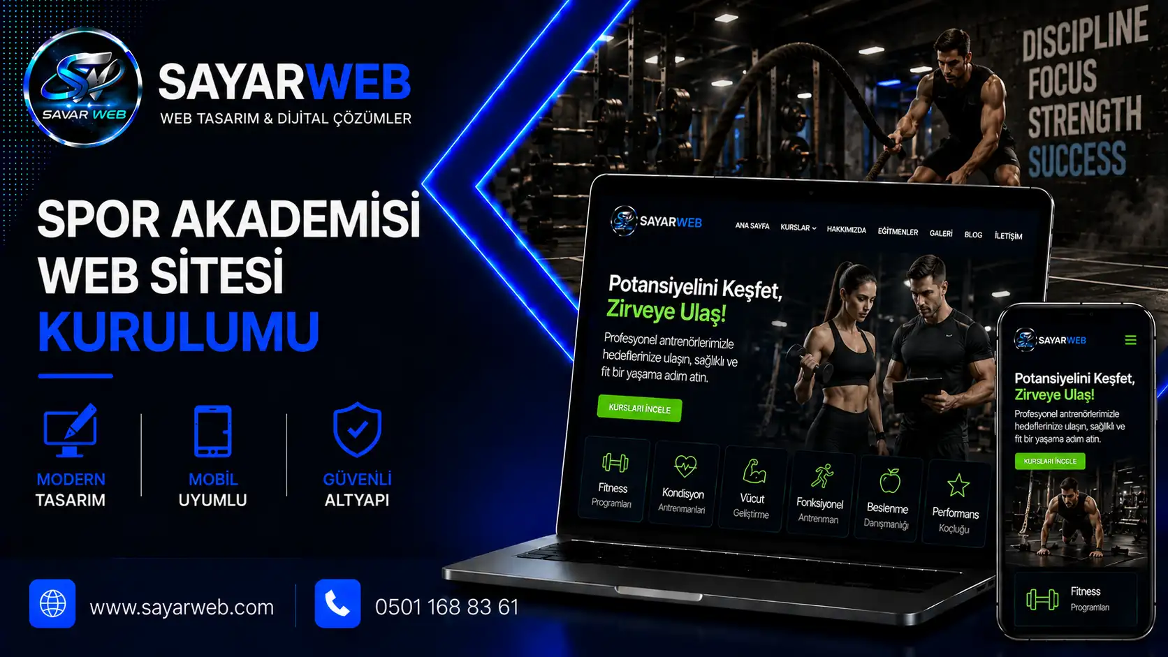 Spor Akademisi Web Sitesi Kurulumu