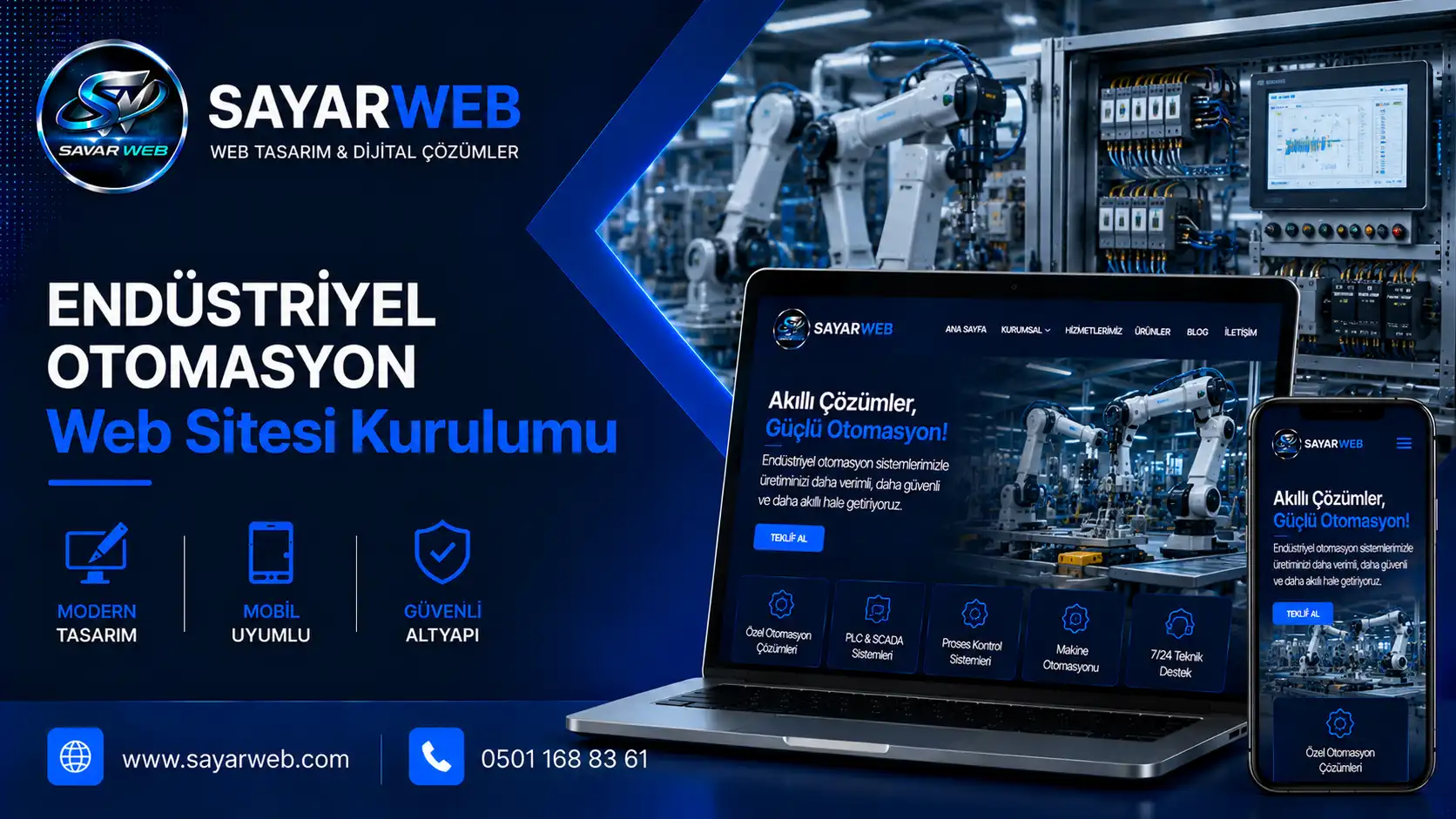 Endüstriyel Otomasyon Web Sitesi Kurulumu