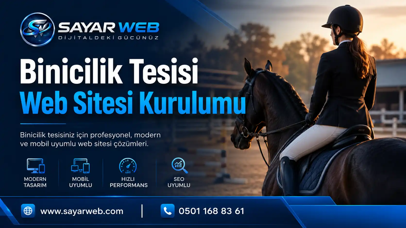 Binicilik Tesisi Web Sitesi Kurulumu
