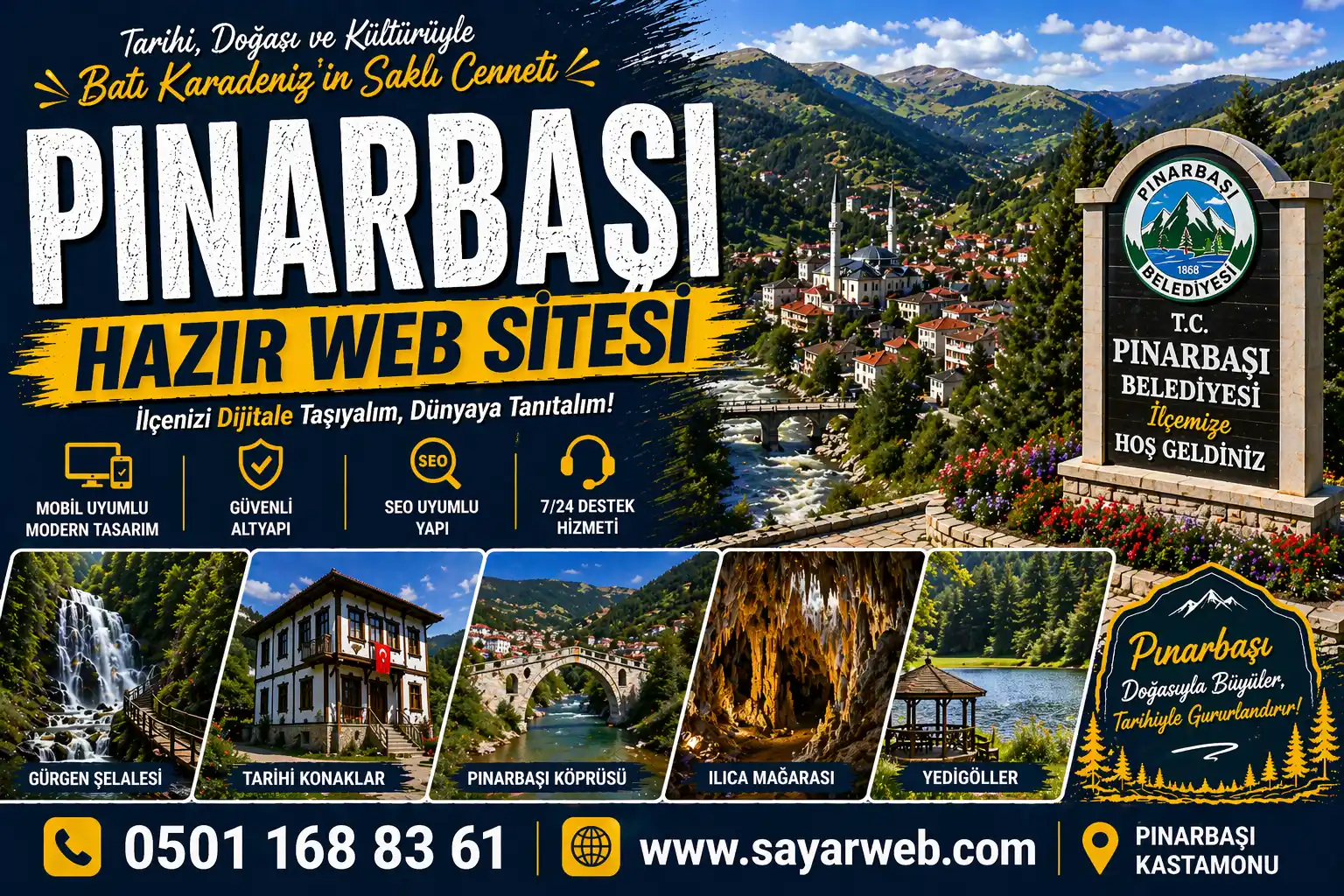 Pınarbaşı Hazır Web Sitesi