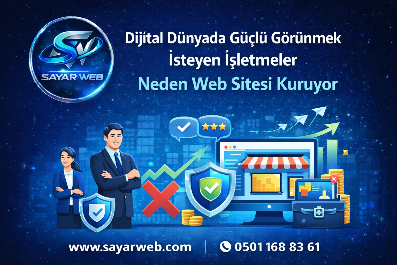 Dijital Dünyada Güçlü Görünmek İsteyen İşletmeler Neden Web Sitesi Kuruyor