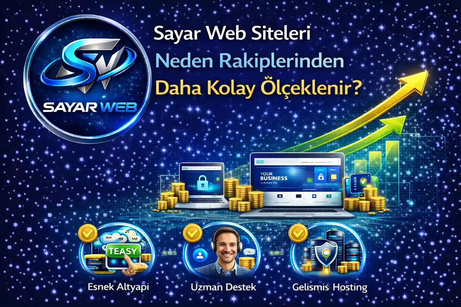 SayarWeb Siteleri Neden Rakiplerinden Daha Kolay Ölçeklenir?