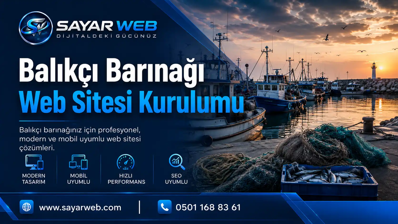 Balıkçı Barınağı Web Sitesi Kurulumu