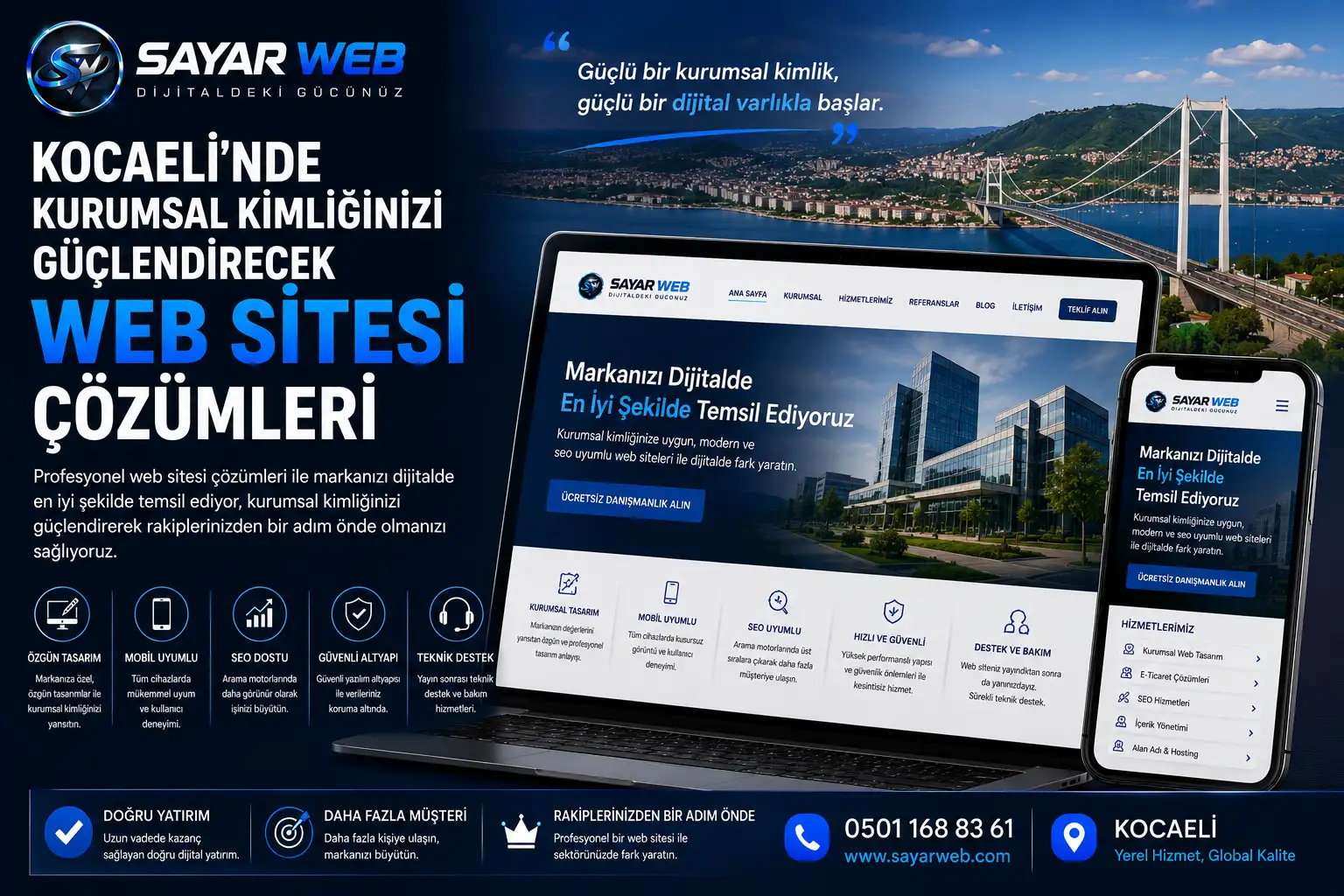 Kocaeli'nde Kurumsal Kimliğinizi Güçlendirecek Web Sitesi Çözümleri