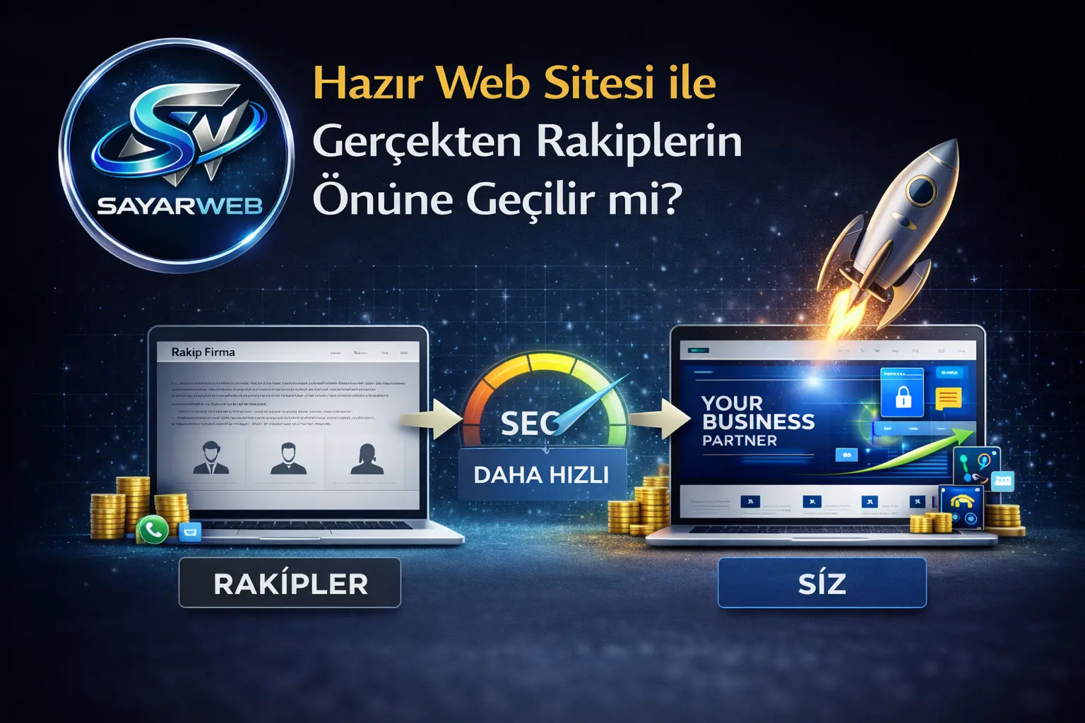 Hazır Web Sitesi ile Gerçekten Rakiplerin Önüne Geçilir mi?