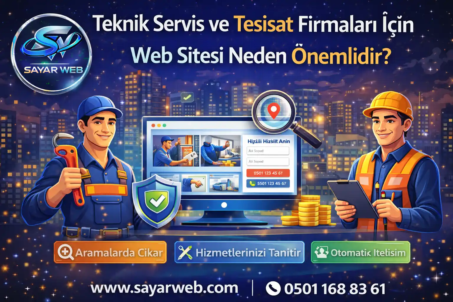Teknik Servis ve Tesisat Firmaları İçin Web Sitesi Neden Önemlidir