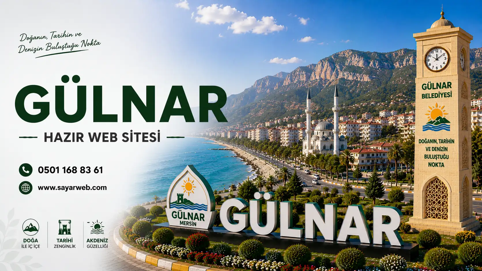 Gülnar hazır web sitesi