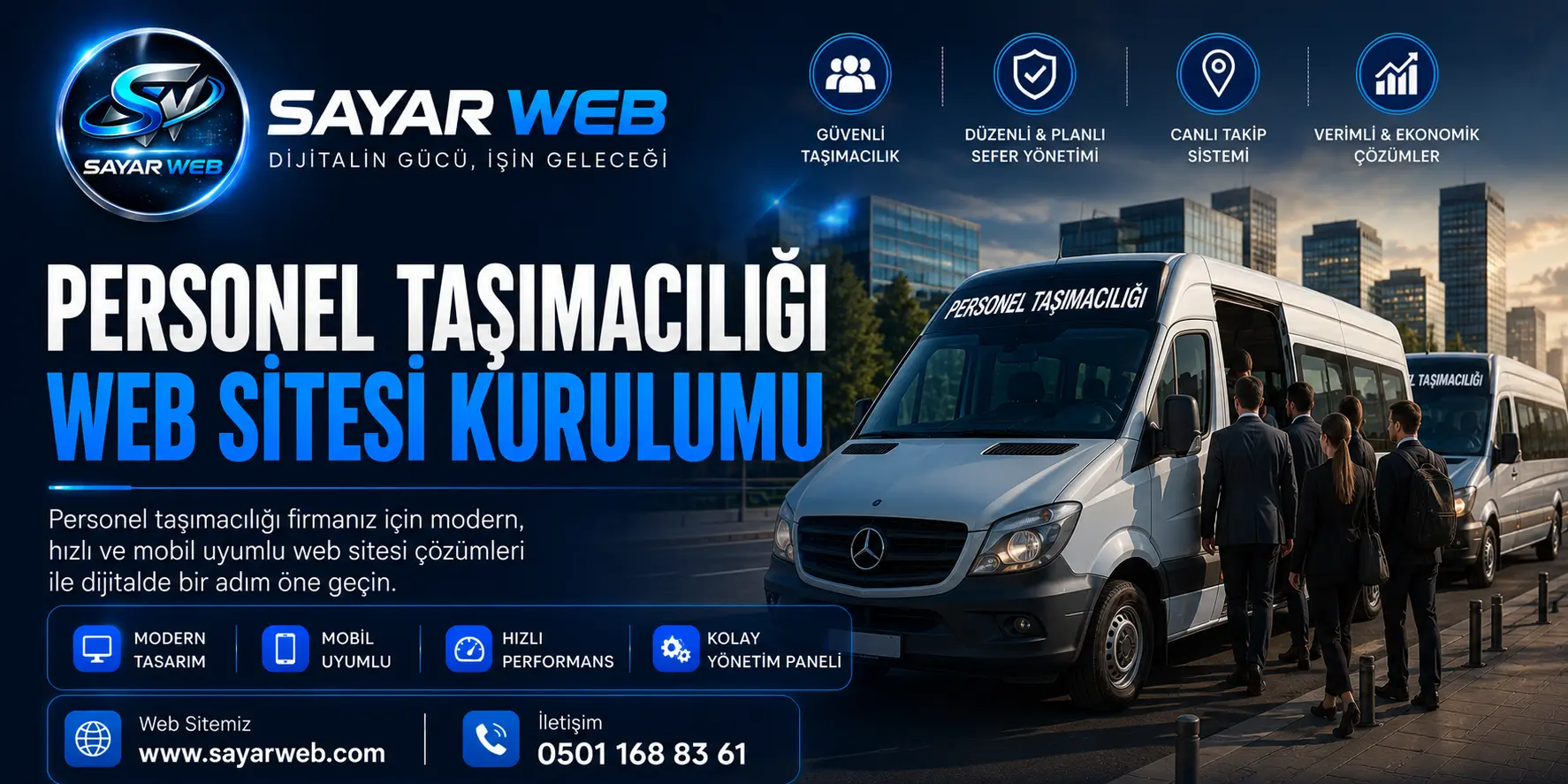 Personel Taşımacılığı Web Sitesi Kurulumu