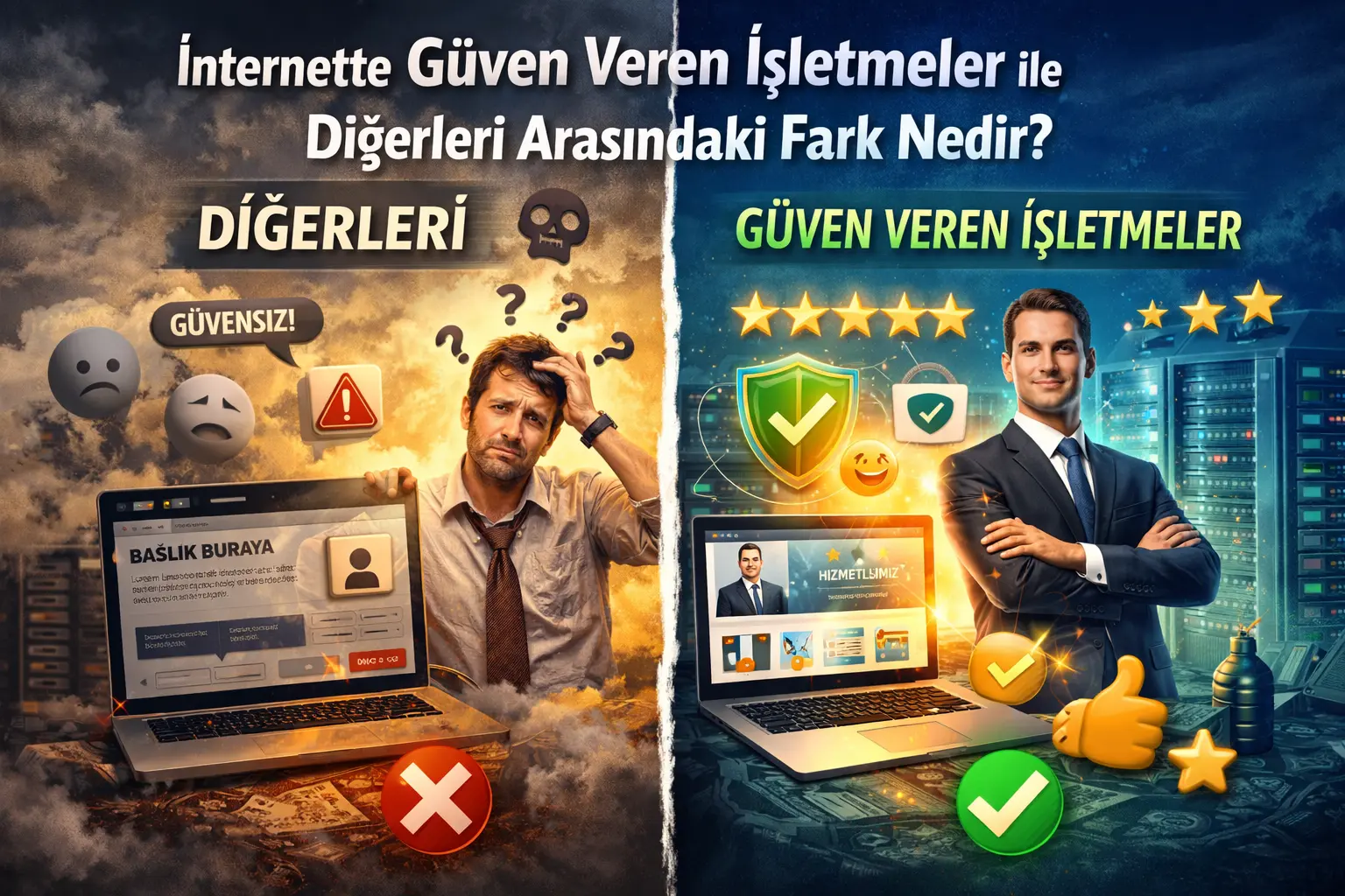 İnternette Güven Veren İşletmeler ile Diğerleri Arasındaki Fark Nedir