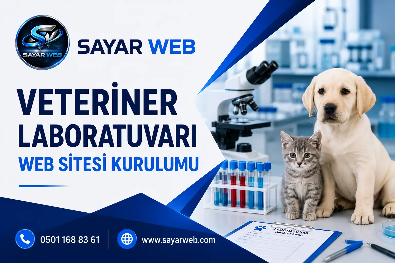 Veteriner Laboratuvarı Web Sitesi Kurulumu