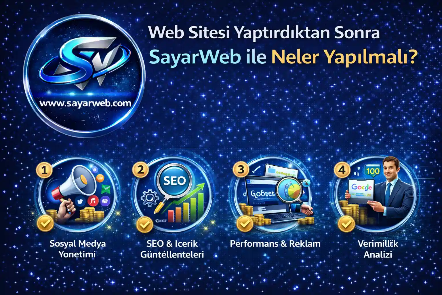 Web Sitesi Yaptırdıktan Sonra SayarWeb ile Neler Yapılmalı?