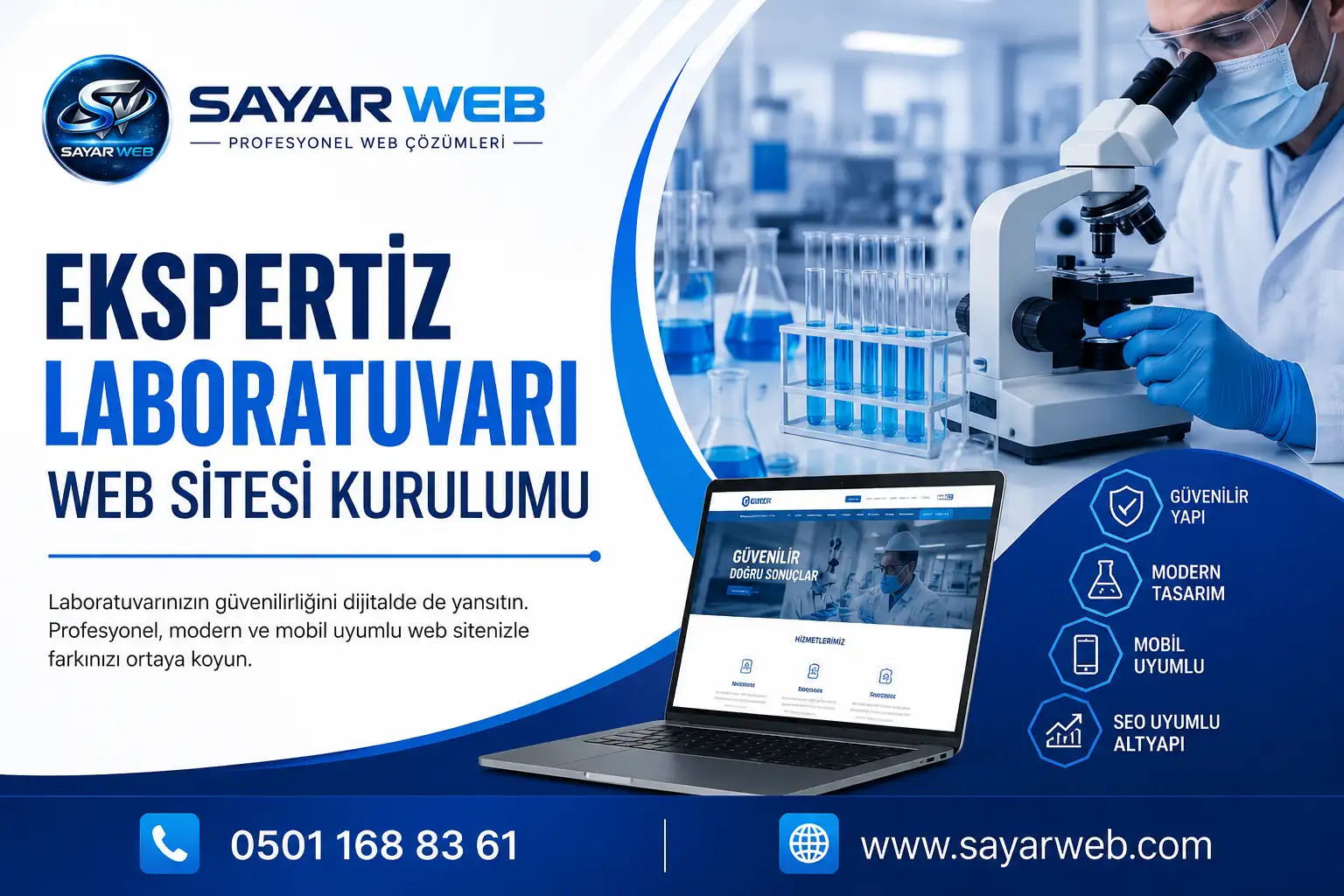 Ekspertiz Laboratuvarı Web Sitesi Kurulumu