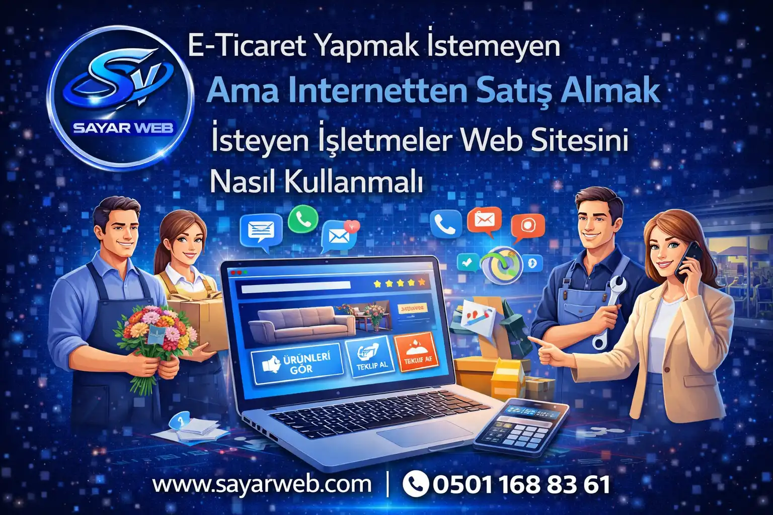 E-Ticaret Yapmak İstemeyen Ama İnternetten Satış Almak İsteyen İşletmeler Web Sitesini Nasıl Kullanmalı