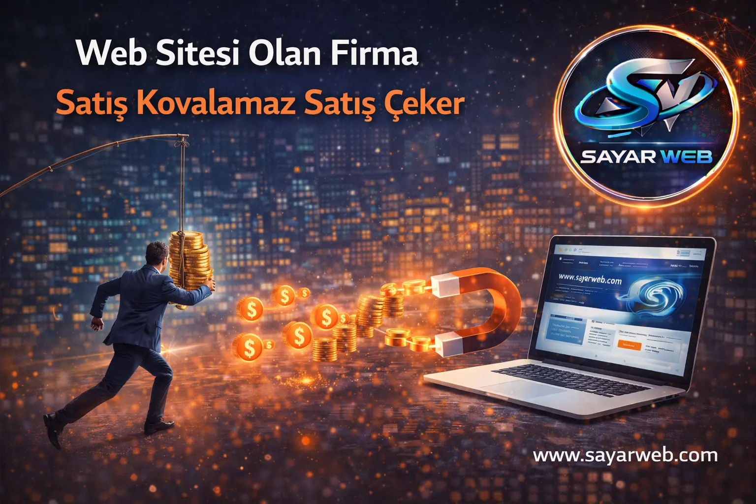 Web Sitesi Olan Firma Satış Kovalamaz Satış Çeker