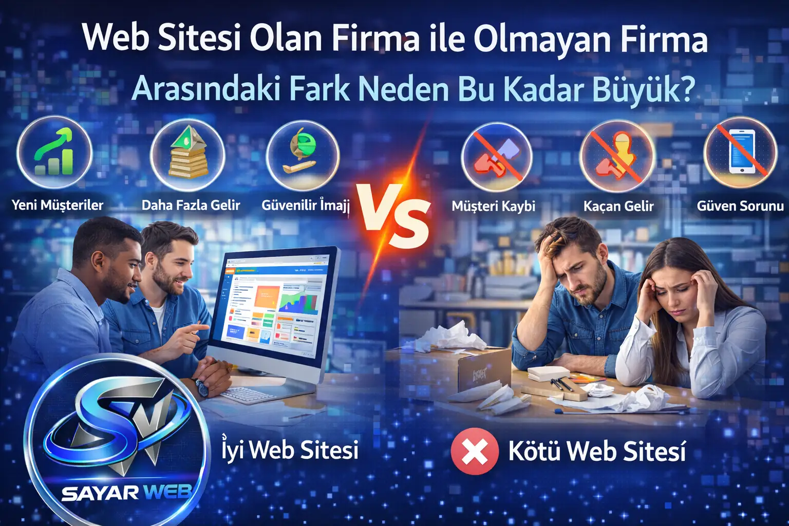 Web Sitesi Olan Firma ile Olmayan Firma Arasındaki Fark Neden Bu Kadar Büyük
