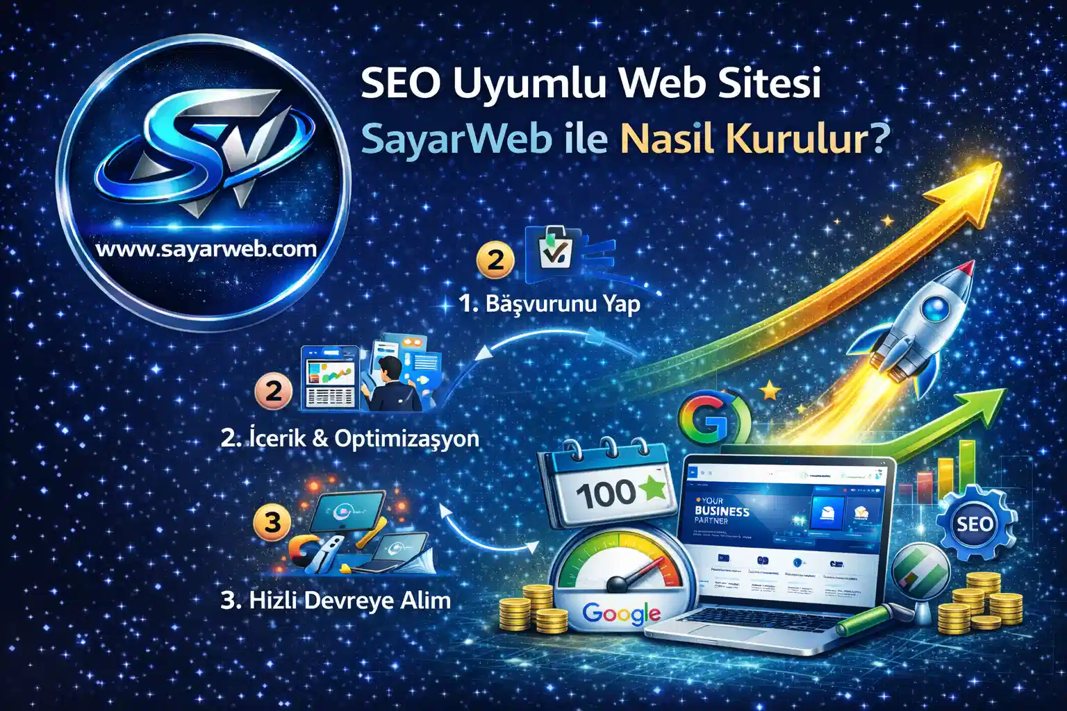 SEO Uyumlu Web Sitesi SayarWeb ile Nasıl Kurulur?