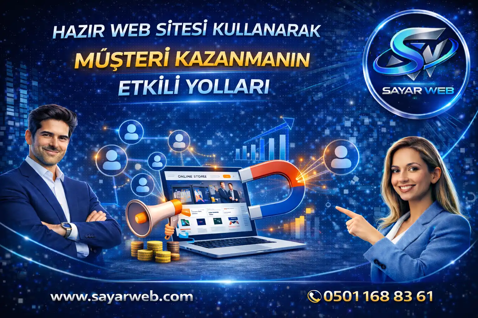 Hazır Web Sitesi Kullanarak Müşteri Kazanmanın Etkili Yolları