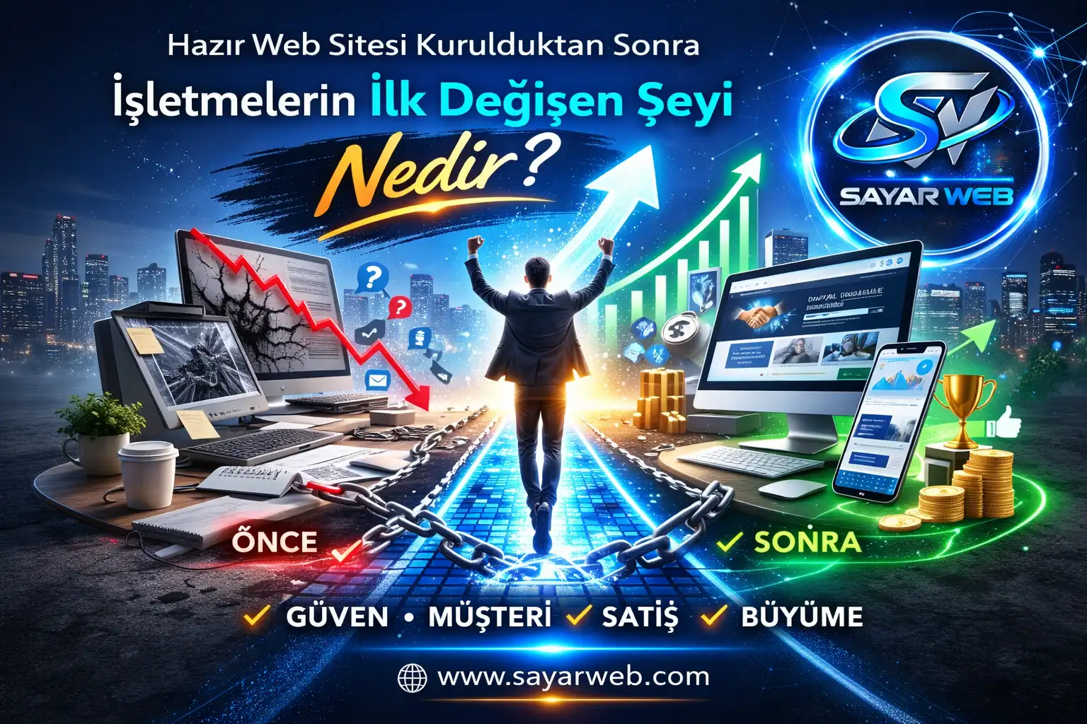 Hazır Web Sitesi Kurulduktan Sonra İşletmelerin İlk Değişen Şeyi Nedir
