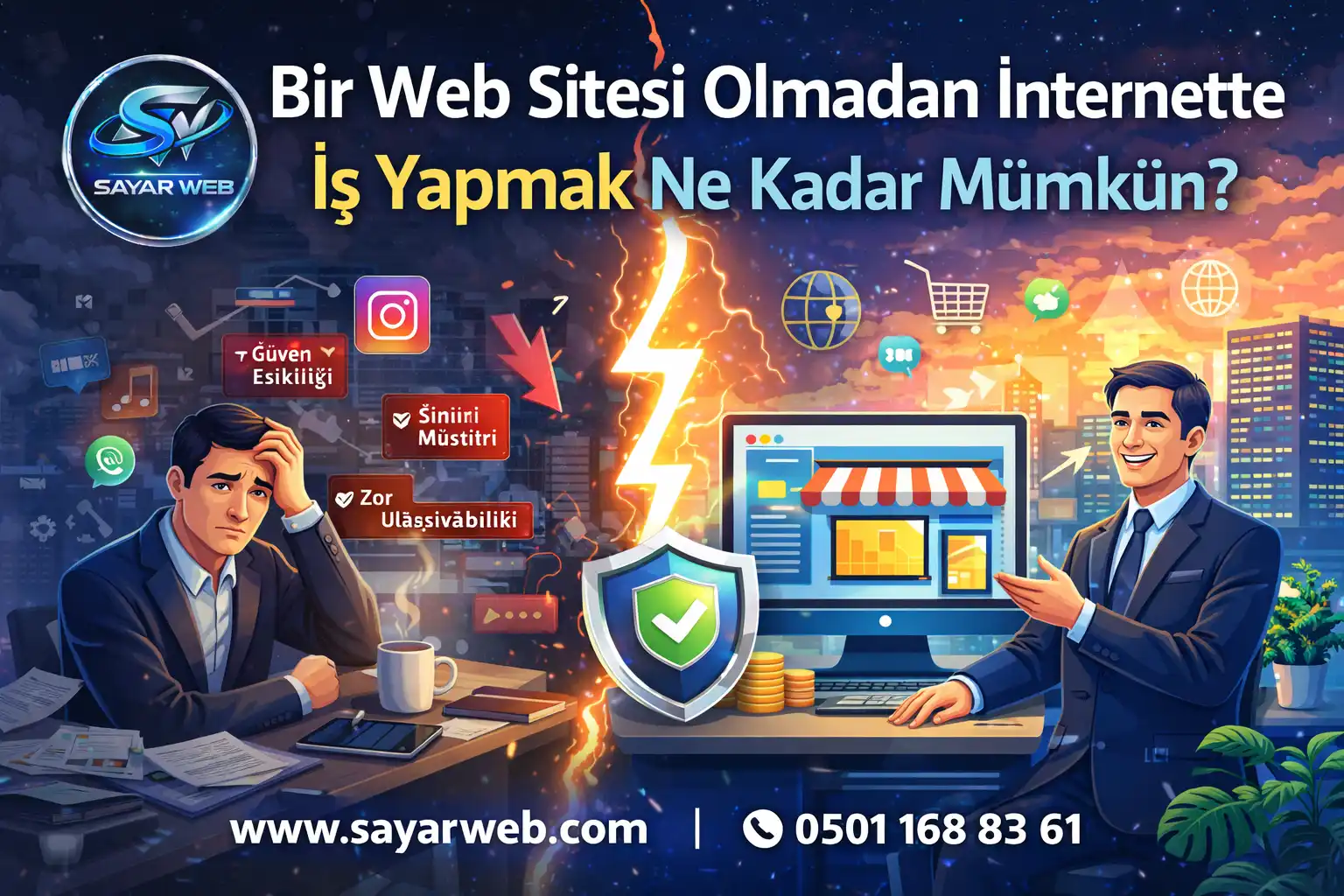 Bir Web Sitesi Olmadan İnternette İş Yapmak Ne Kadar Mümkün