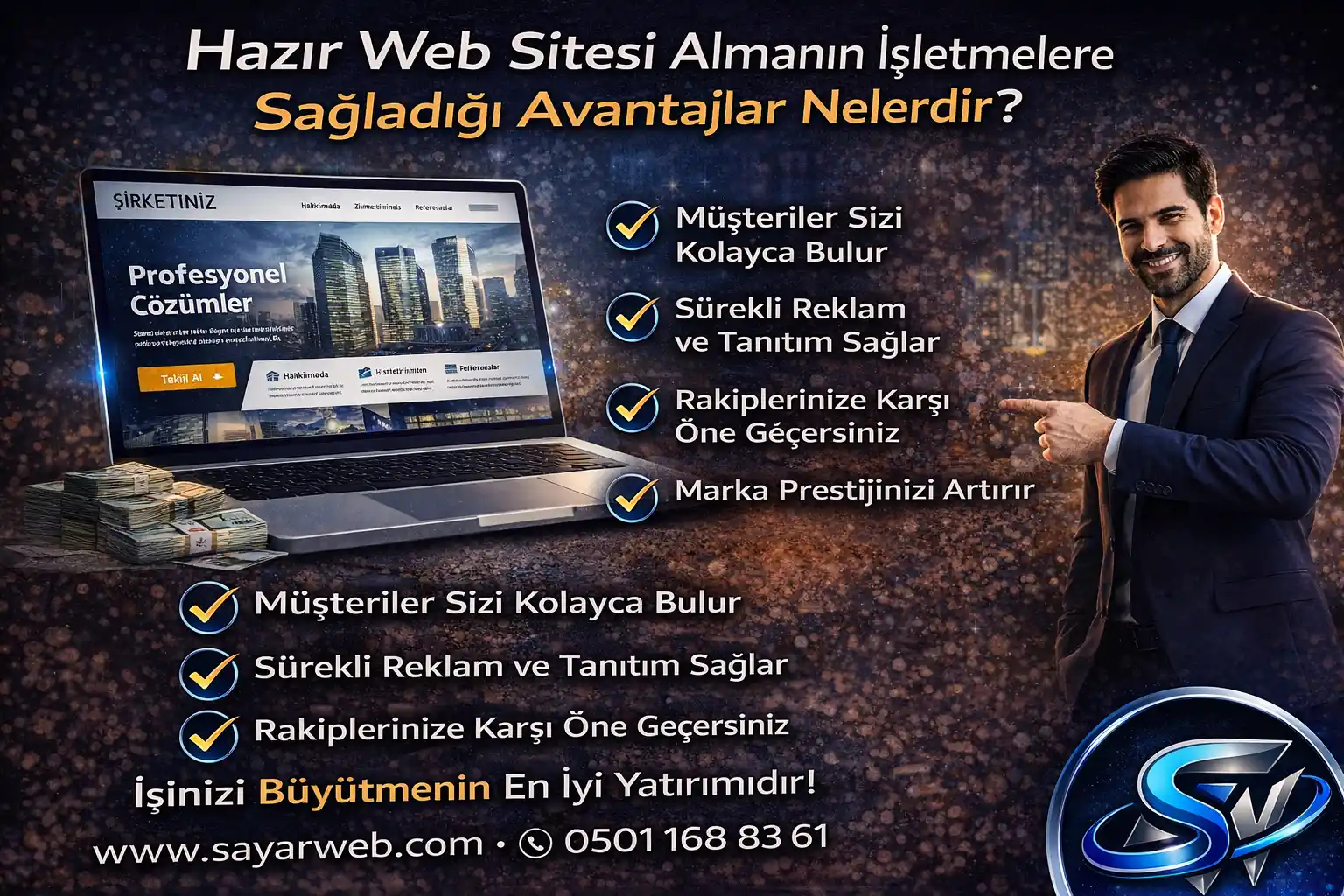 Hazır Web Sitesi Almanın İşletmelere Sağladığı Avantajlar Nelerdir