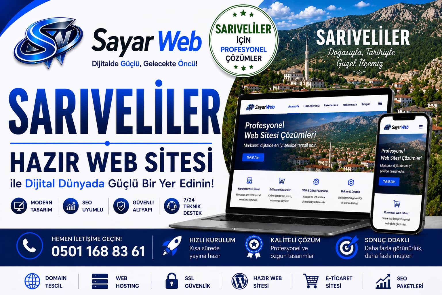 Sarıveliler Hazır Web Sitesi