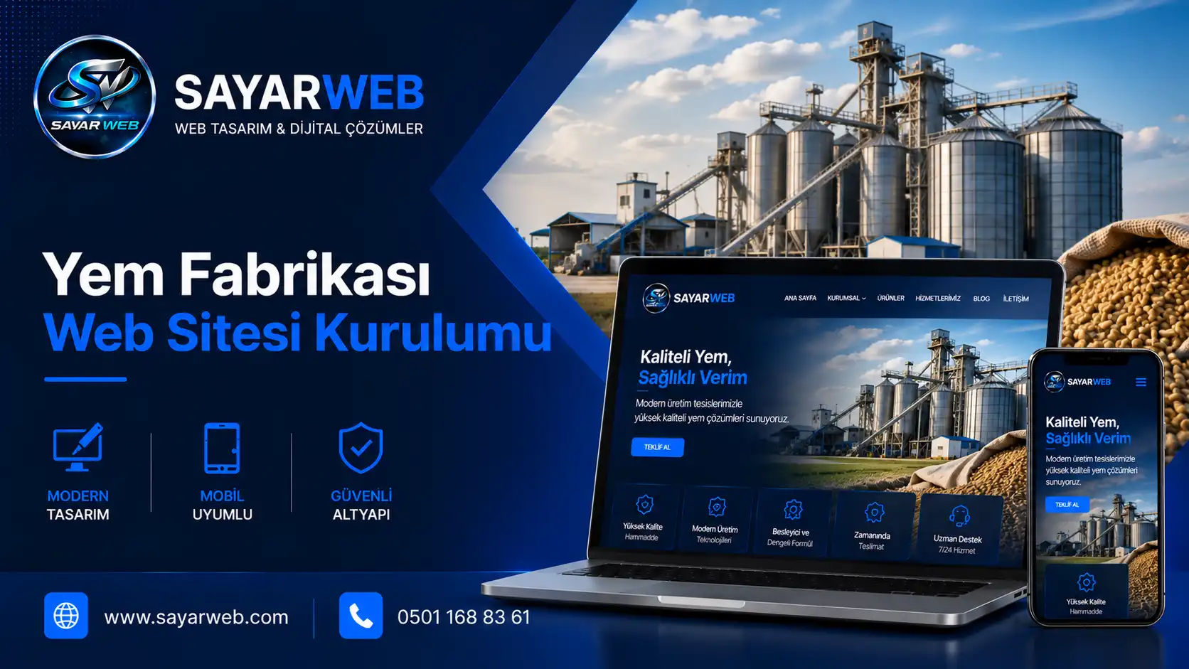 Yem Fabrikası Web Sitesi Kurulumu
