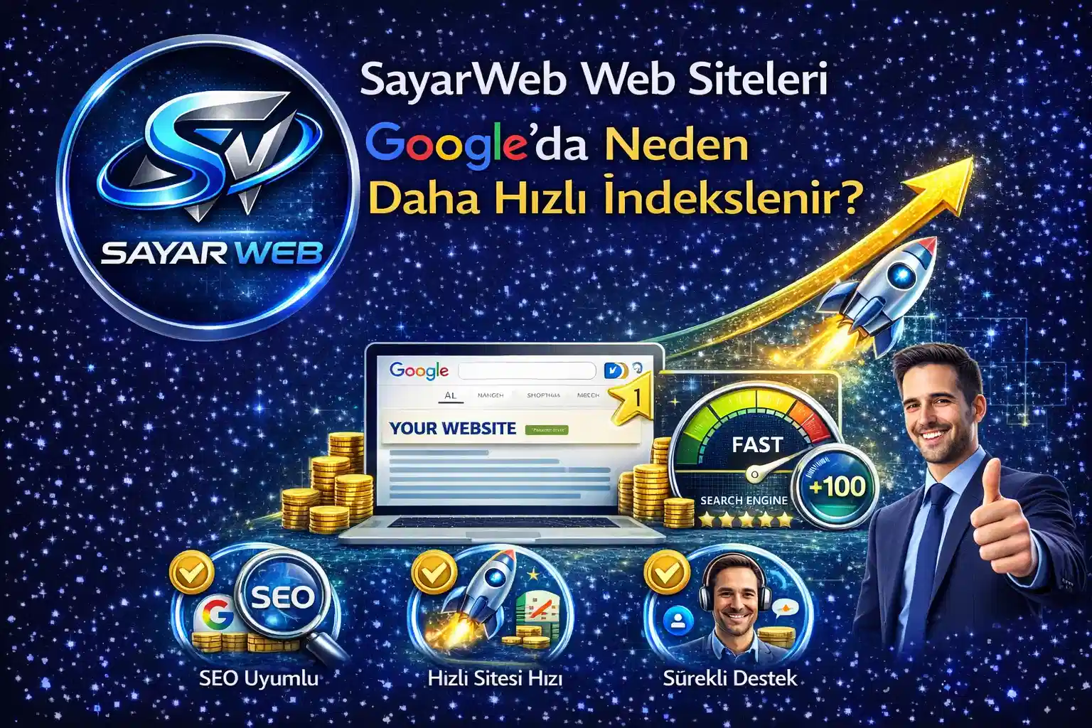 SayarWeb Web Siteleri Google da Neden Daha Hızlı İndekslenir?