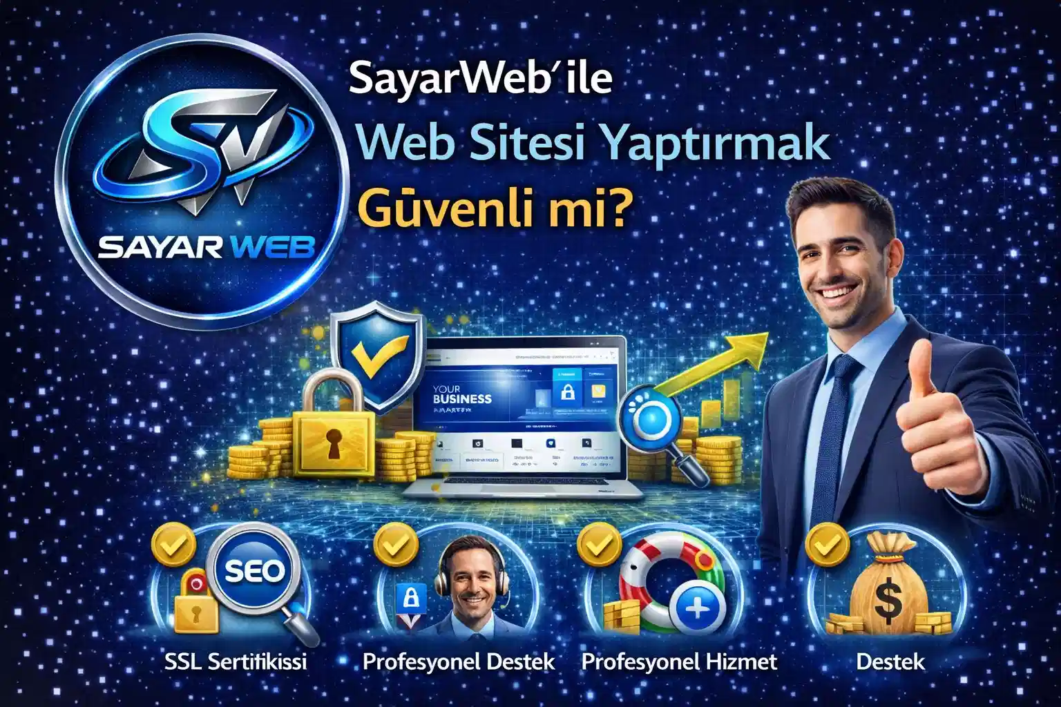 SayarWeb ile Web Sitesi Yaptırmak Güvenli mi?