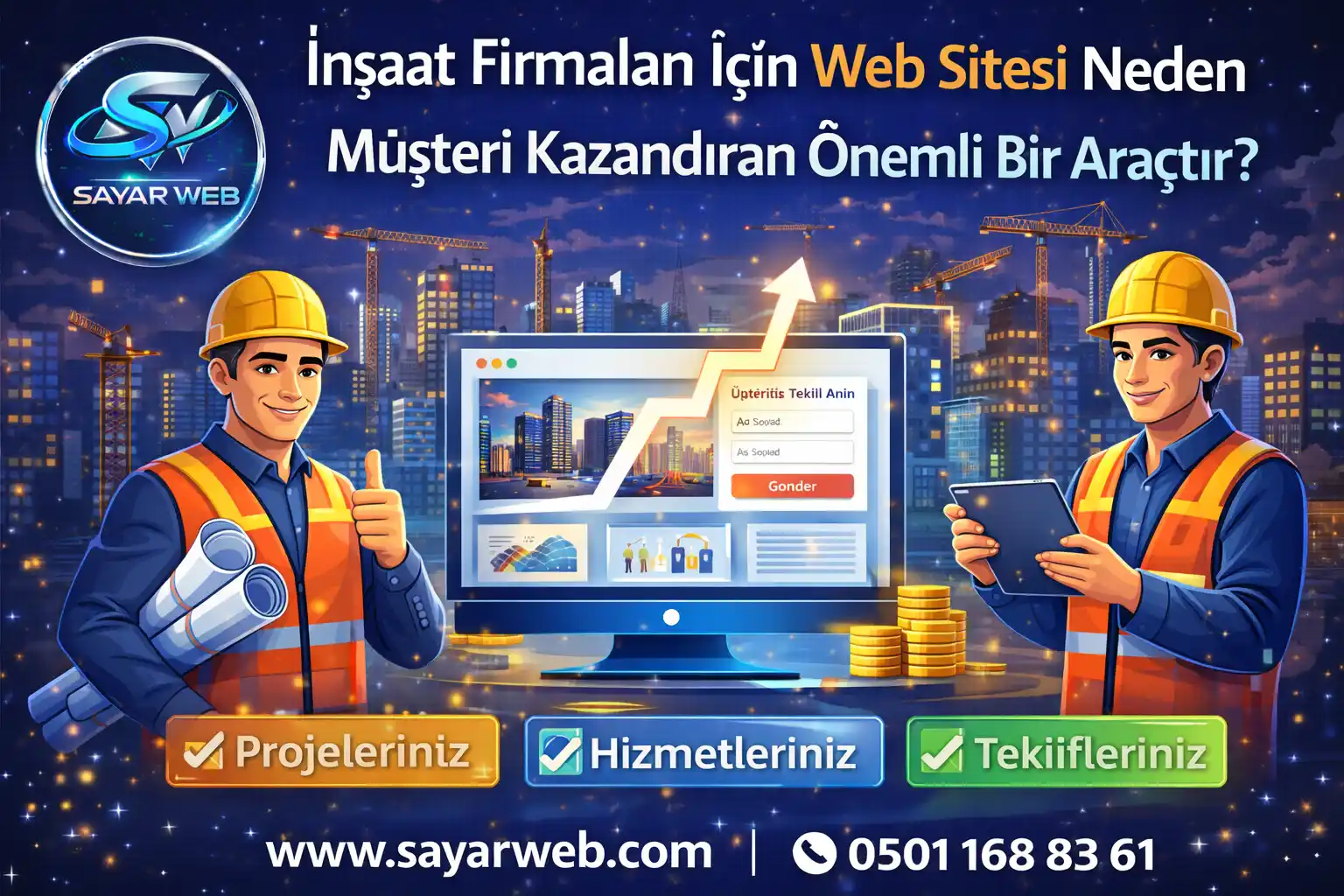 İnşaat Firmaları İçin Web Sitesi Neden Müşteri Kazandıran Önemli Bir Araçtır
