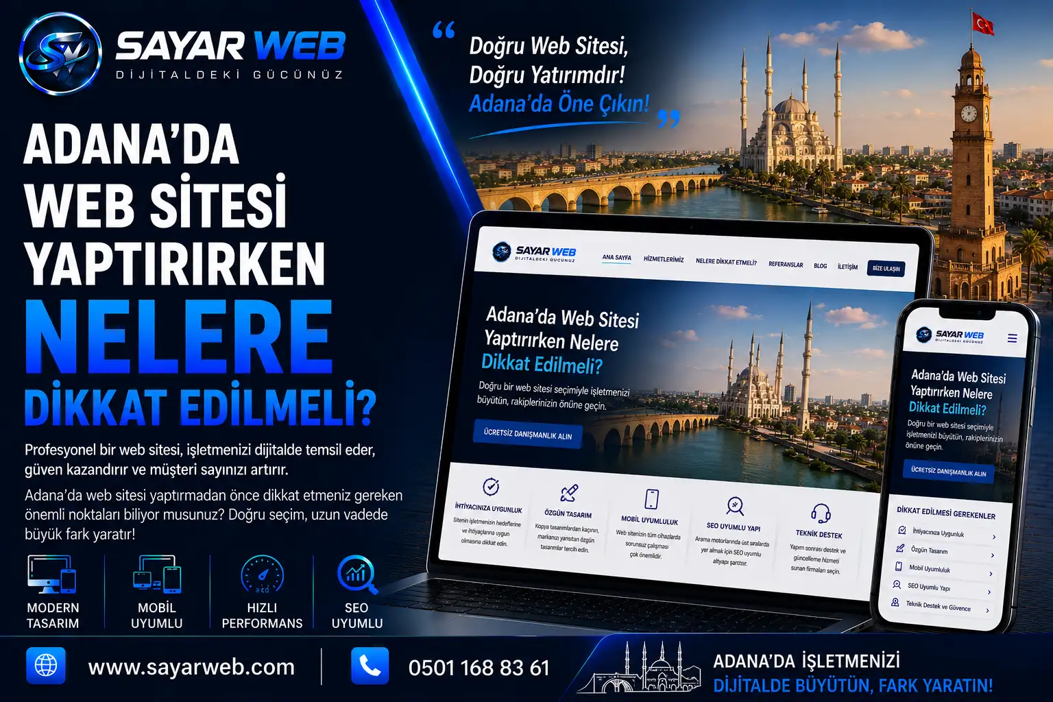 Adana'da Web Sitesi Yaptırırken Nelere Dikkat Edilmeli?