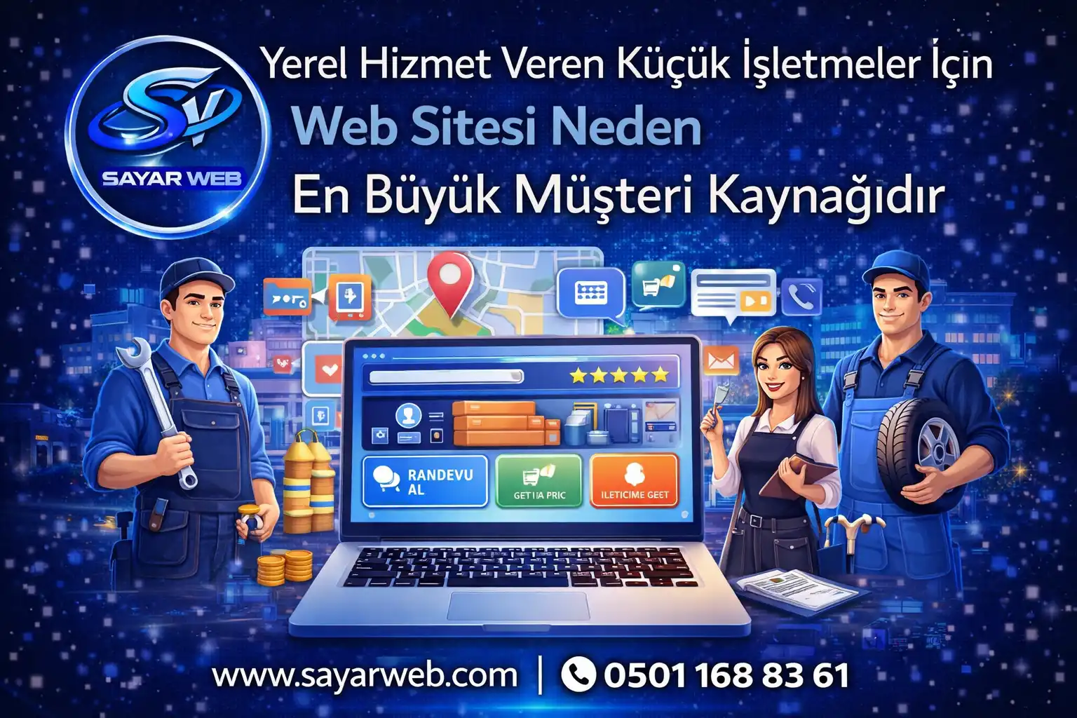 Yerel Hizmet Veren Küçük İşletmeler İçin Web Sitesi Neden En Büyük Müşteri Kaynağıdır