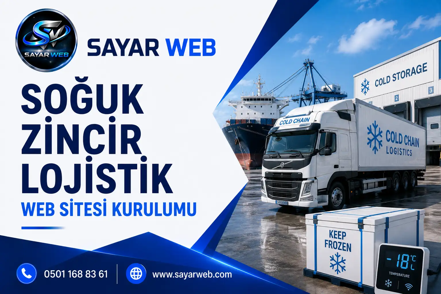 Soğuk Zincir Lojistik Web Sitesi Kurulumu