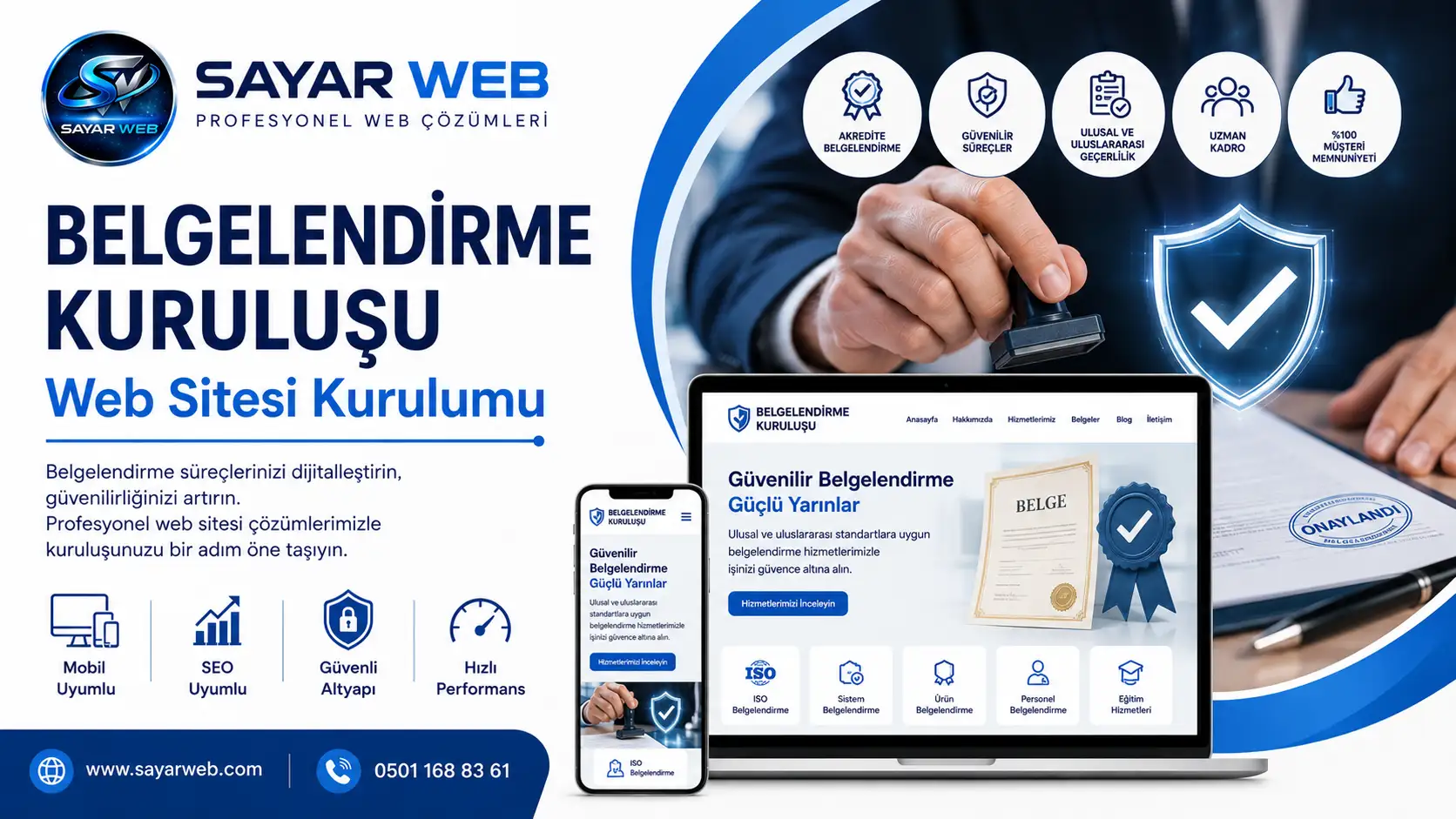Belgelendirme Kuruluşu Web Sitesi Kurulumu