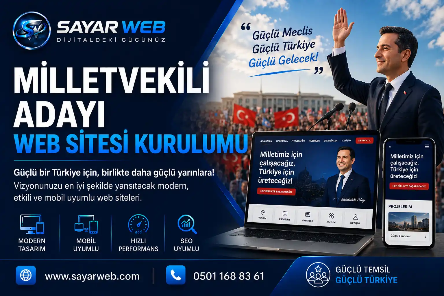 Milletvekili Adayı Web Sitesi Kurulumu