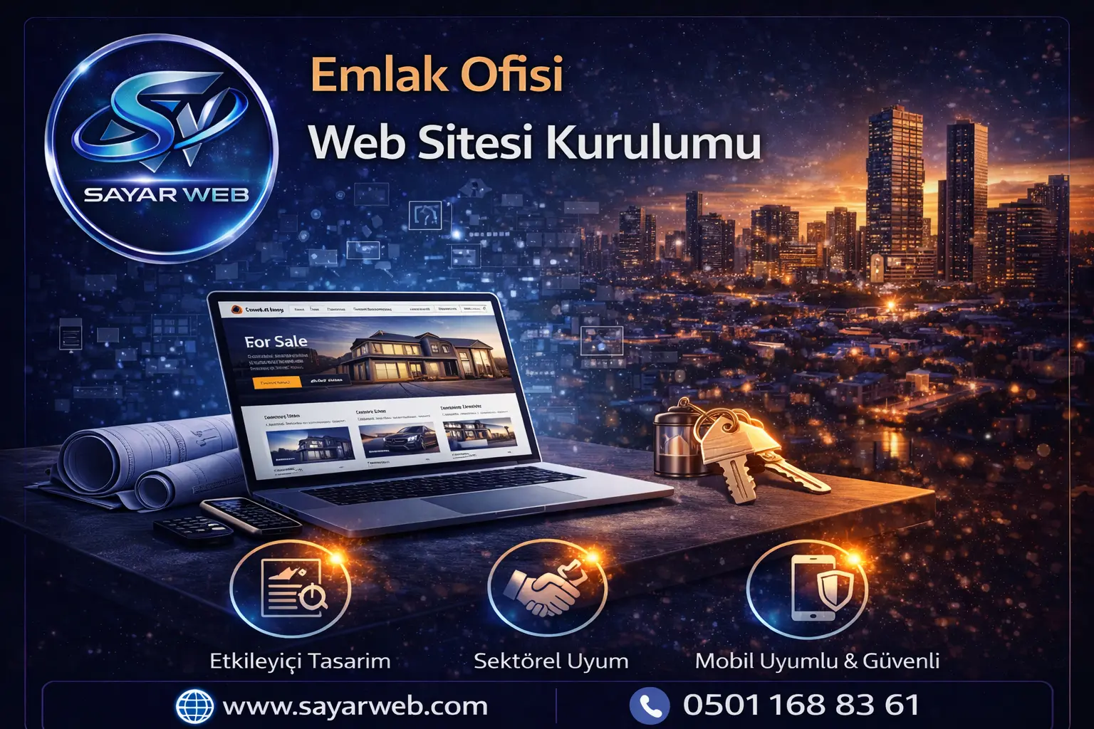 Emlak Ofisleri İçin Web Sitesi Kurulumu