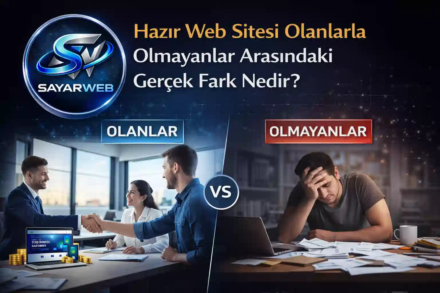 Hazır Web Sitesi Olanlarla Olmayanlar Arasındaki Gerçek Fark Nedir?