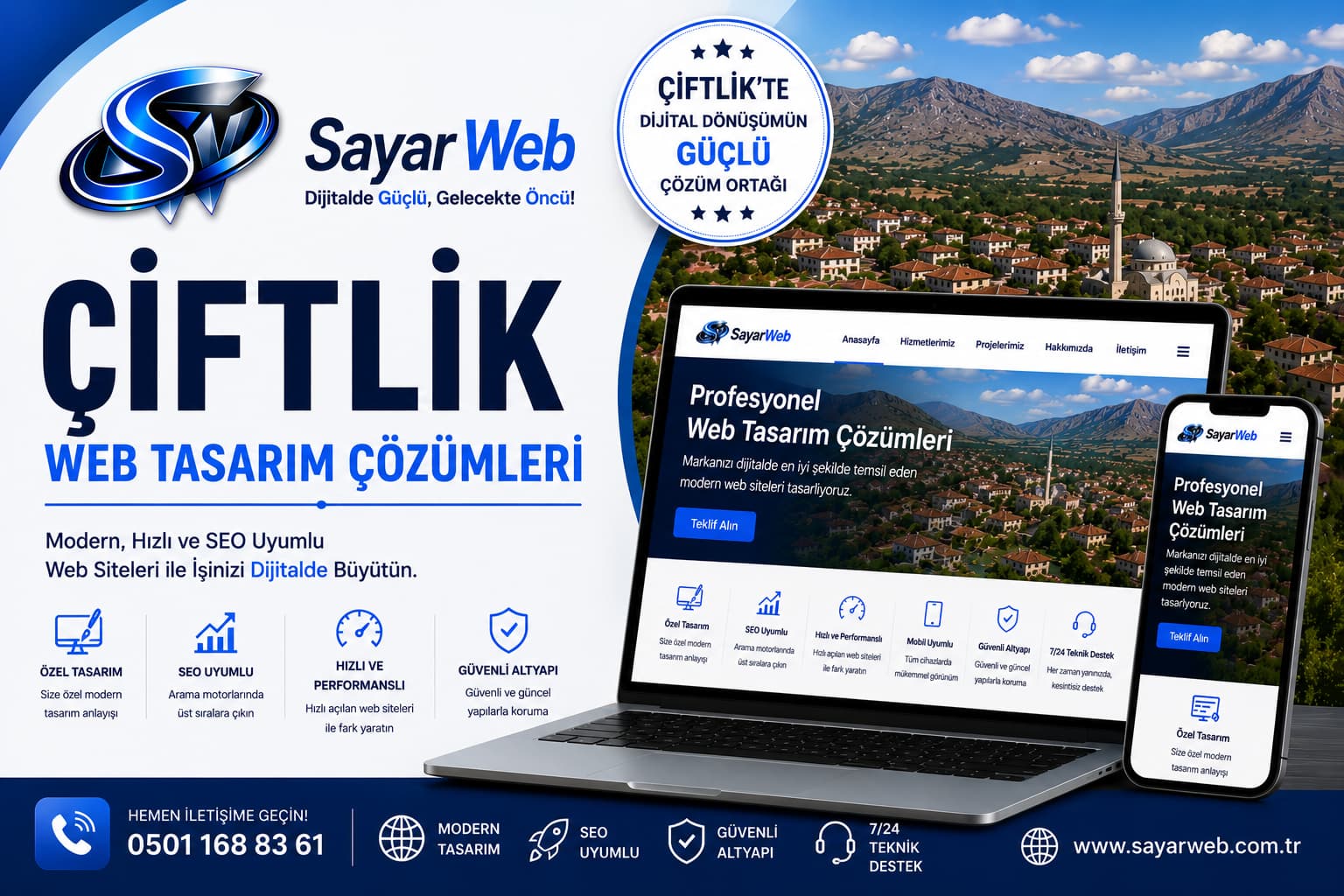 Çiftlik Hazır Web Sitesi