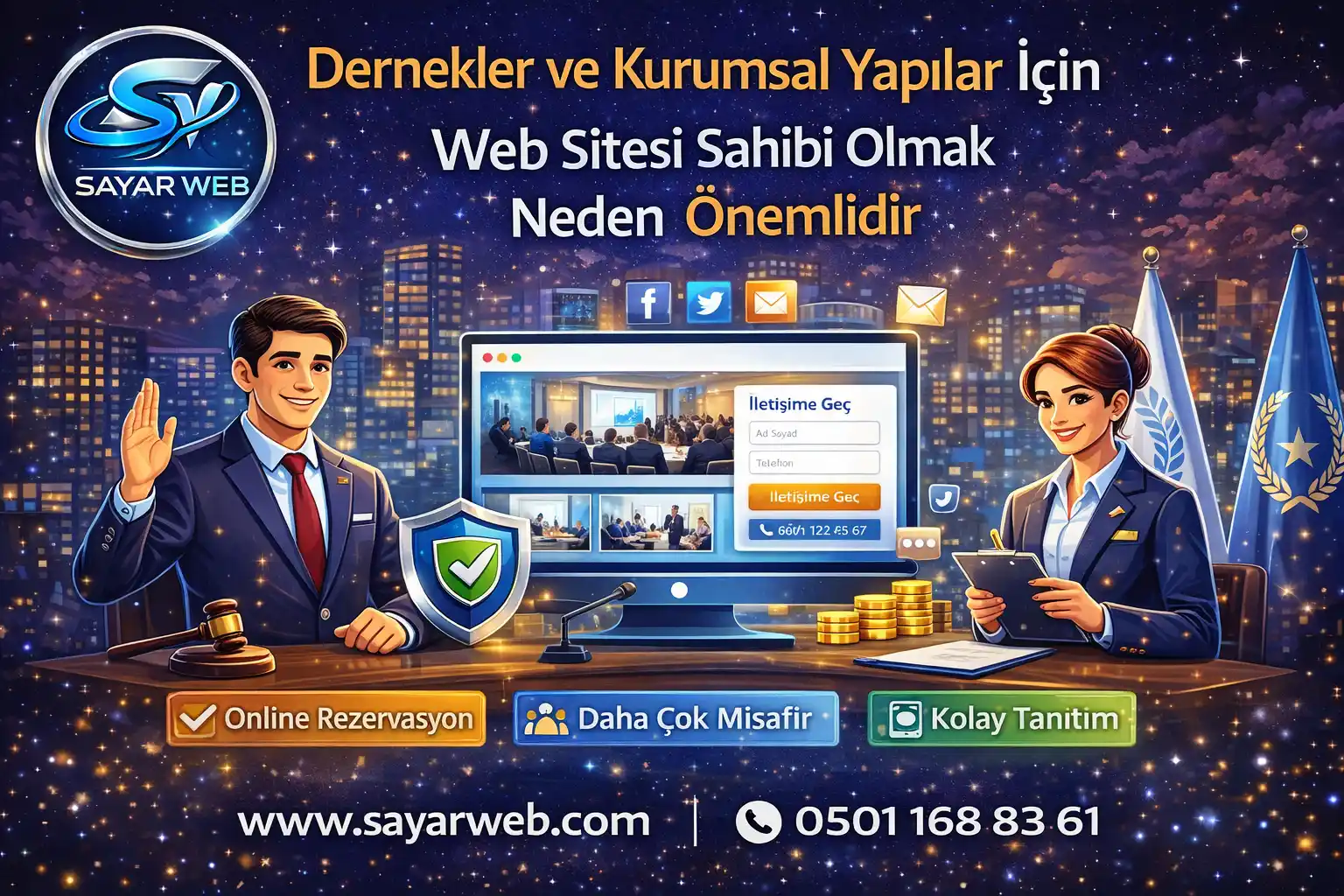 Dernekler ve Kurumsal Yapılar İçin Web Sitesi Sahibi Olmak Neden Önemlidir