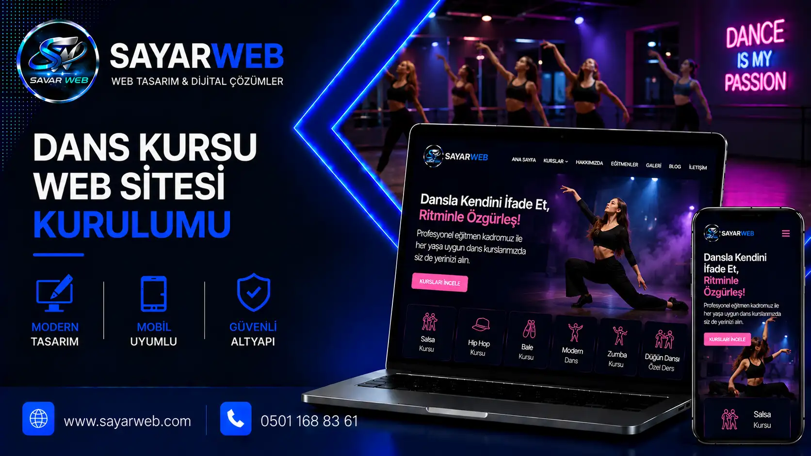 Dans Kursu Web Sitesi Kurulumu
