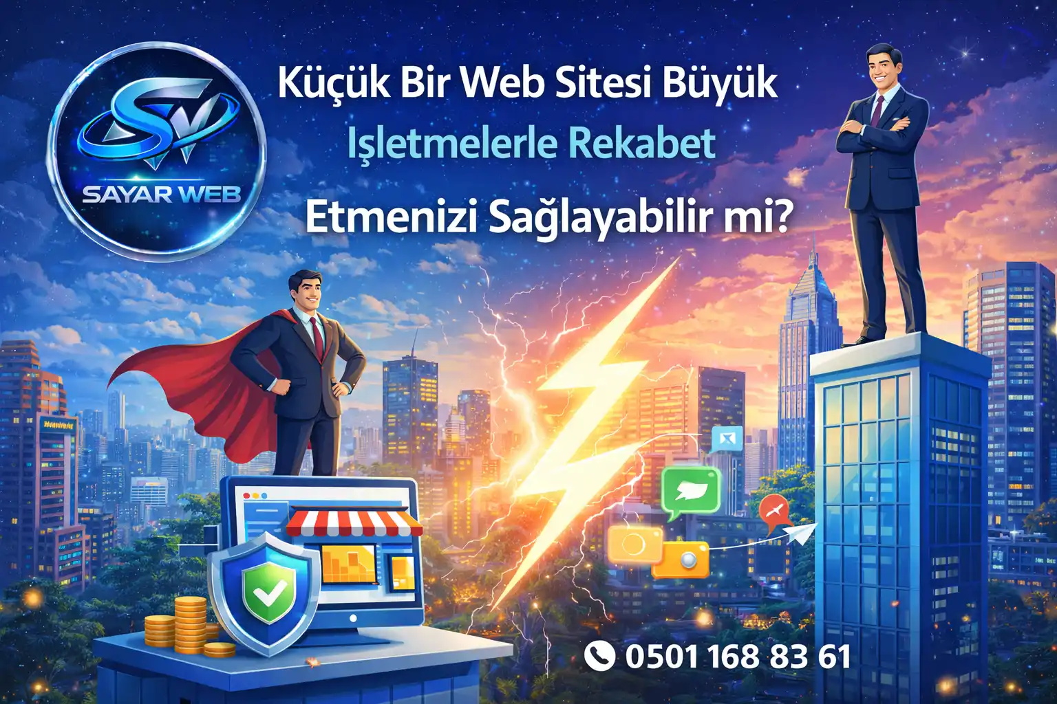 Küçük Bir Web Sitesi Büyük İşletmelerle Rekabet Etmenizi Sağlayabilir mi