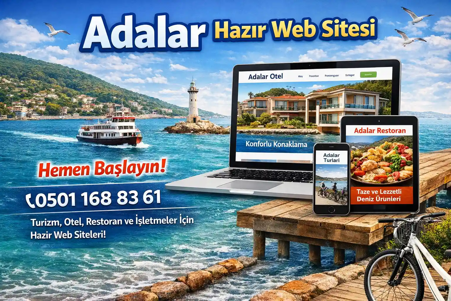 Adalar Hazır Web Sitesi