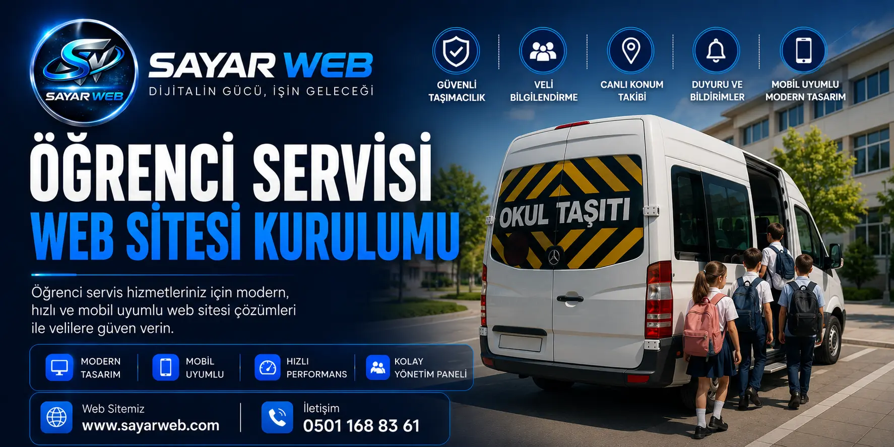 Öğrenci Servisi Web Sitesi Kurulumu