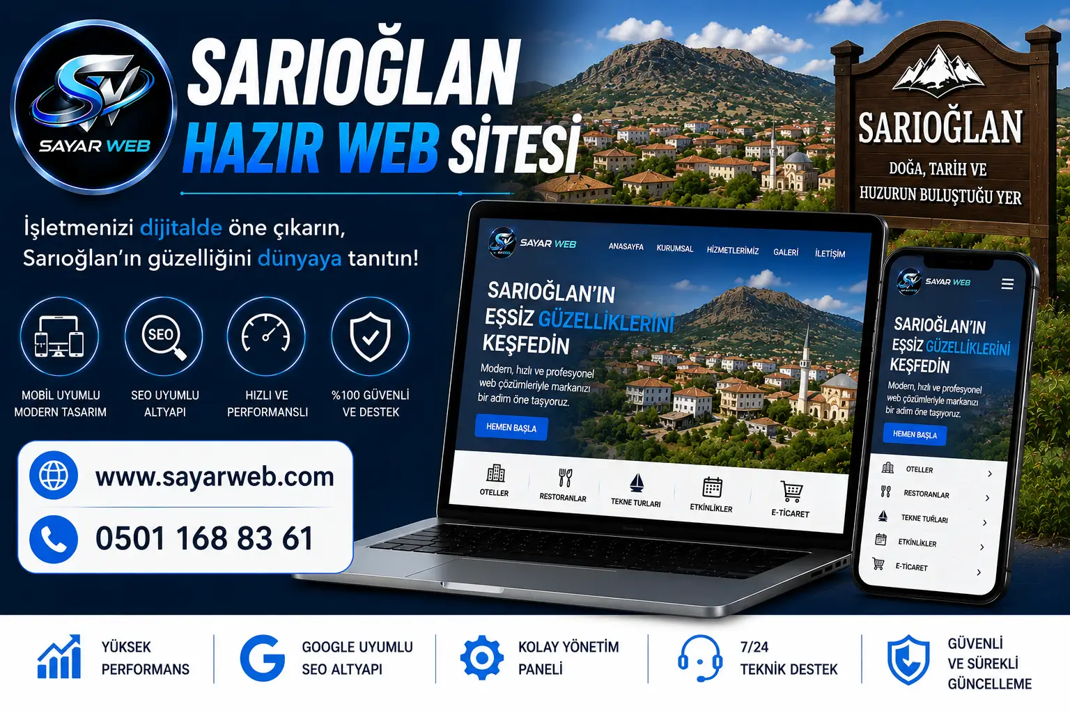 Sarıoğlan Hazır Web Sitesi